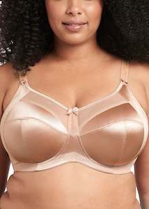 Goddess Keira Wirefree Bra (Fawn) (White)