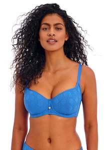 Bikini Tops: Freya Nomad Nights Sweetheart Bikini Top (Blue)