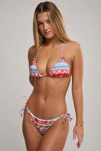 Bikini Tops: Piha P1393NE Noelle Loop Triangle Bikini Top (Multi)