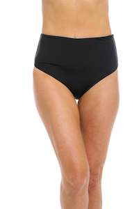 Togs SB12TH Reversible High Waisted Swimwear Brief (Black/Navy)