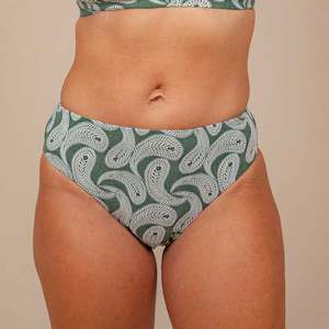 Moontide Buta Mid-Rise pant ( ocean blue & seaweed green )