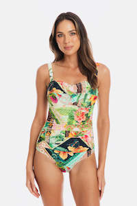Mastectomy: Togs Fiji Bandeau One Piece Swimsuit (Multi)