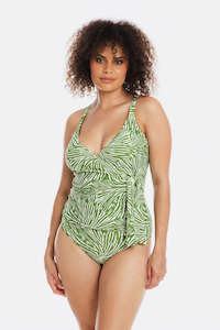 Togs Tahiti Tankini Cross Over Set (Green)