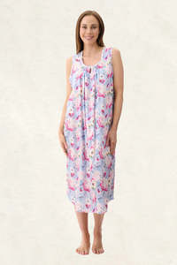 Nighties: Givoni Wendy 6AC08W Mid Nightie (Blue)