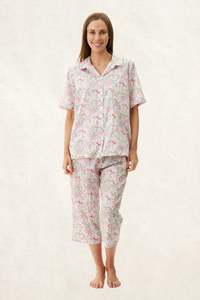 Pyjamas: Givoni 6AC24V Viviene 3/4 length Pyjama Set (Multi)