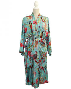 Floressents Paradise Cotton Kimono (Sky Blue)
