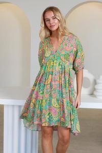 Resortwear: Dreamcatcher MO3431 Bohemian Mini Dress (Multi)