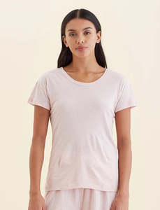Papinelle Jada Organic Cotton Knit Tee (Pink)
