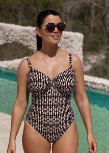 Swimwear: Fantasie Shell Bay Full Cup Swimsuit (Desert Blush)