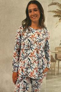 Sleepwear: Givoni 7LB81R - Rylie Pyjama Set (Aqua)