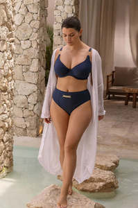 Fantasie Azores High Waist Bikini Brief (Midnight)