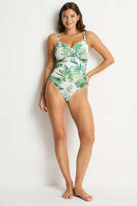 Sea Level Breezer Wrap Front Swimsuit wired DD/E - White