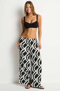 Sea Level Costa Surf Pant (Black Print)