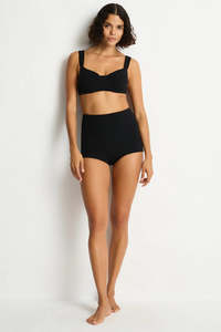 All Swimwear: Sea Level La Mer Balconette Bikini Top (Black)