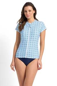 Sunseeker Delight Short Sleeve Rashie - Ink