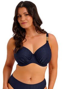 Fantasie Azores Uw Gathered Full Cup Bikini Top (Midnight)