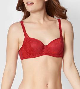Lingerie: Triumph Amourette Charm Whp02, ( Black)(Spicy Red )