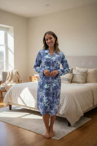 Givoni 7LZ10H -Holly Sleepshirt With Piping (Indigo)