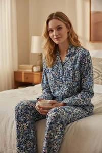 Givoni 7PP23A Ariel Floral  Pyjama set (Navy)