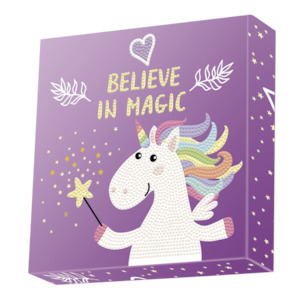 Embroidery, NeedleArts, Cross Stitch: Diamond Dotz Believe In Magic – Beginners Kit