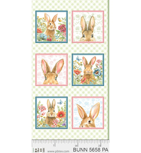 Products: Bunnies and Blooms 5658 Panel