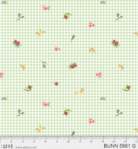 Bunnies and Blooms 5661 Soft Green