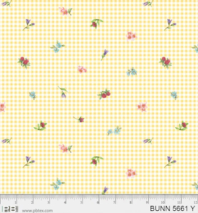 Bunnies and Blooms 5661 Soft Yellow