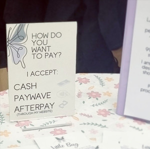 Products: Payment Sign - Flourish Little Bug