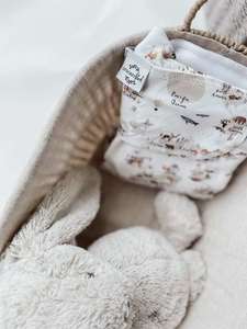 One Size Preflat Bamboo Cotton - Little Explorer - Little Butt Kind