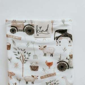 Products: Booster Trifold Bamboo Cotton – Country “Bum-kin” – Little Butt Kind
