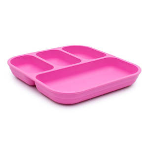 Bobo Amp Boo: Bobo&Boo Plant Based Divided Plate - Pink