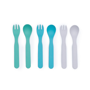 Bobo&Boo Plant Based Cutlery Set - Lagoon