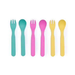 Bobo&Boo Plant Based Cutlery Set - Tropical