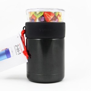 Goodbyn: Goodbyn Duo Food Jar - Black