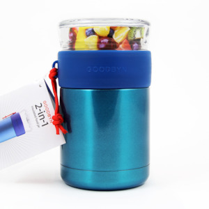 Goodbyn: Goodbyn Duo Food Jar - Blue