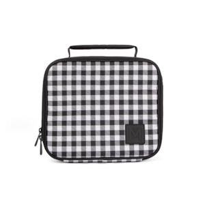 MontiiCo Insulated Lunch Bag (Medium) - Black Gingham