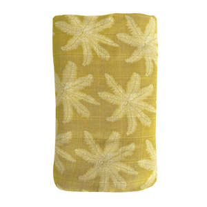 OB Designs Muslin - Pear Palm Print