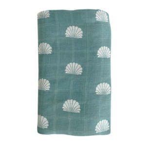 O B Designs: OB Designs Muslin - Ocean Shell Print