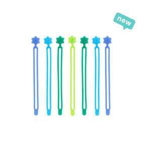 Lunch Punch Silicone Wrap Bands - Burst