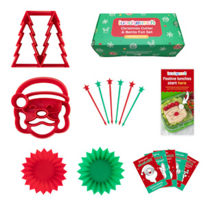 The Lunch Punch: Lunch Punch Sets - Christmas Cutter & Bento Set