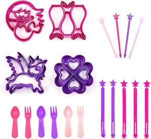 The Lunch Punch: Lunch Punch Sets - Unicorn Cutter & Bento Set