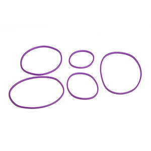 Go Green Food Box Bands - Purple