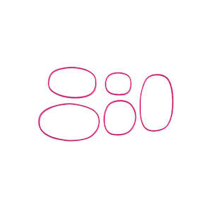 Go Green: Go Green Snack Box Bands - Pink