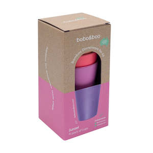 Bobo Bamboo: Bobo&Boo Large Cups 4 pack - Sunset