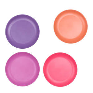 Bobo Bamboo: Bobo&Boo Dinner Plates (4 pack) - Sunset