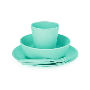 Bobo Bamboo: Bobo&Boo Dinner Set - Mint (Green)