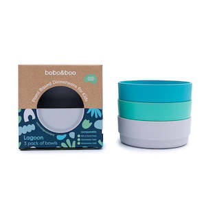 Plant Based: Bobo&Boo Plant Based Bowl Set - Lagoon