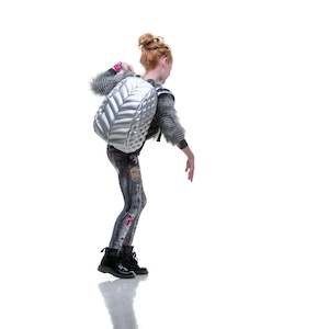 Madpax: Madpax Scale Backpack - Hi Ho Silver