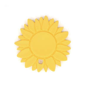 Ob Teether Rattles: OB Designs Teether - Sunflower Lemon