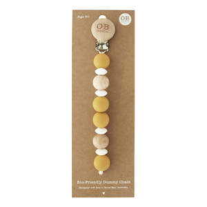 Ob Accesories Decor: OB Designs Eco-Friendly Dummy Chain - Tumeric